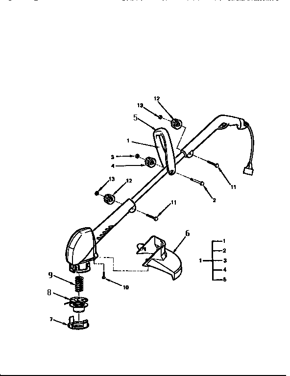 McCulloch SILVER EAGLE 12TE-II replacement parts diagram