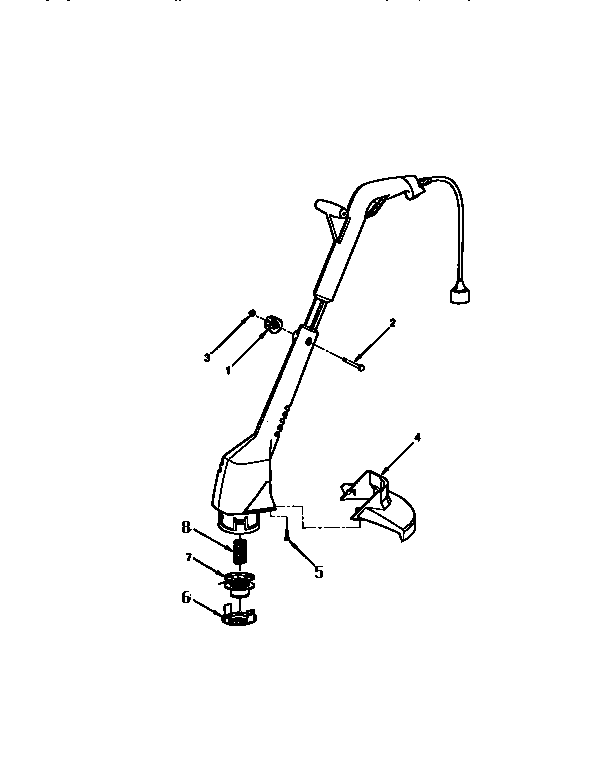 McCulloch TRIM MAC 10T-II replacement parts diagram
