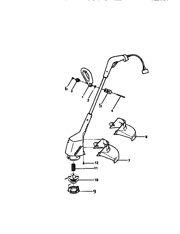 McCulloch SILVER EAGLE 10S-II replacement parts diagram