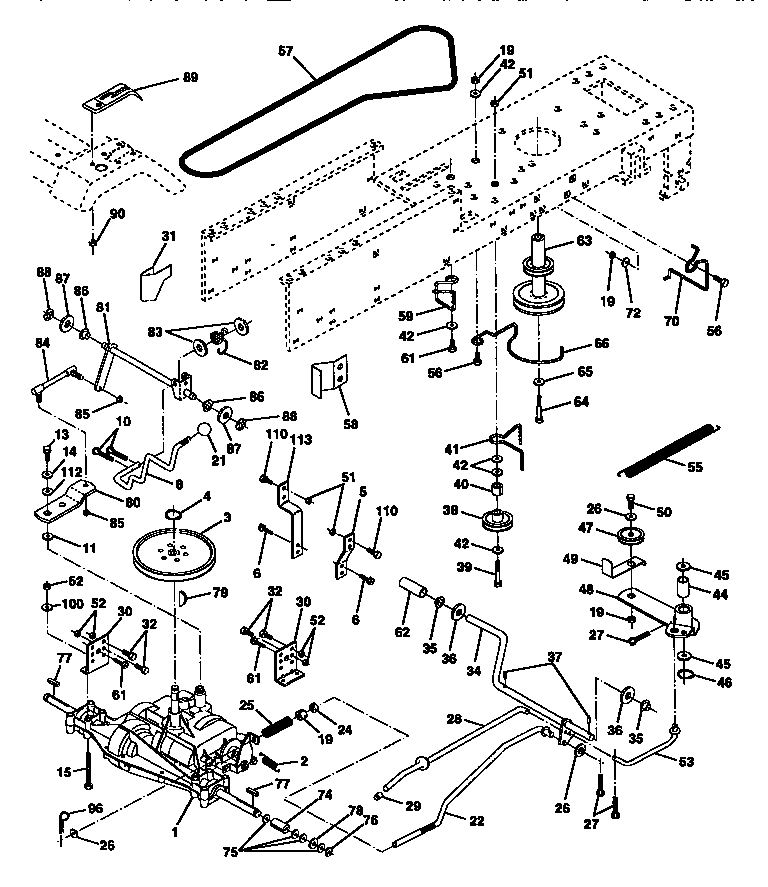 Craftsman 917252521 drive diagram