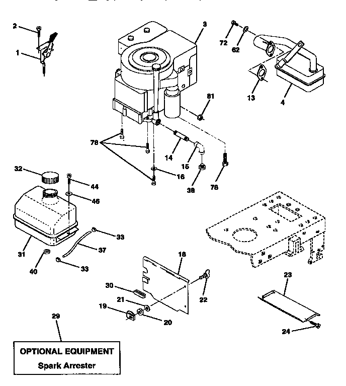 Craftsman 917252521 engine diagram