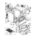 Kenmore 11096586400 cabinet diagram