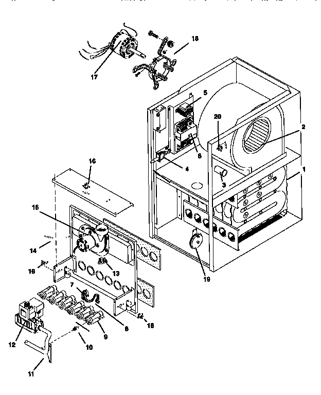 ICP NCC5075BFB2 functional replacement diagram