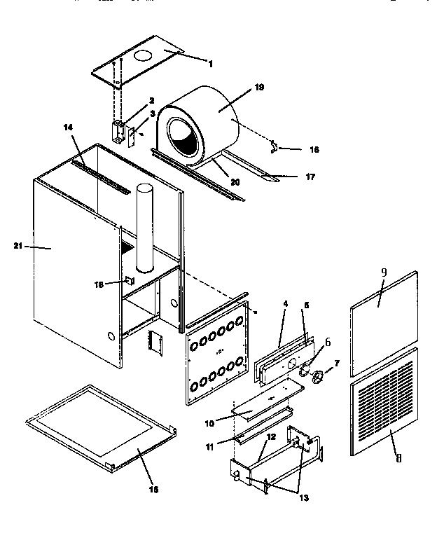 ICP NCC5075BHB2 non-functional replacement diagram