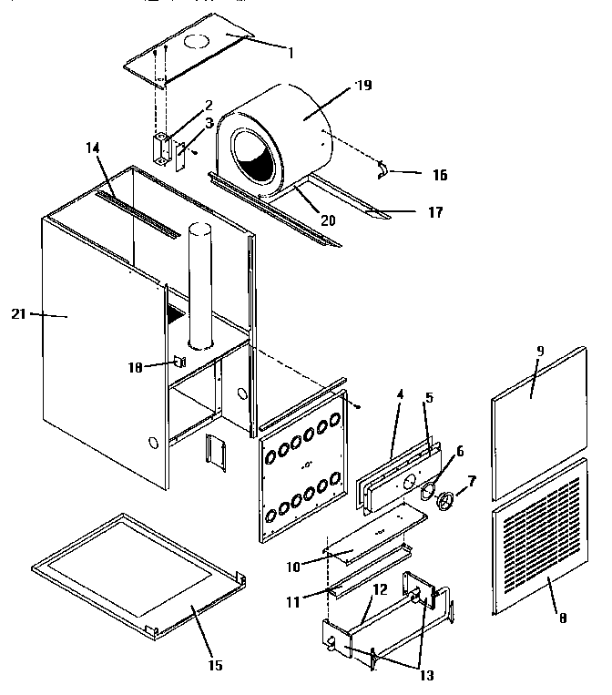 ICP NCG5150BKB2 non-functional replacement diagram