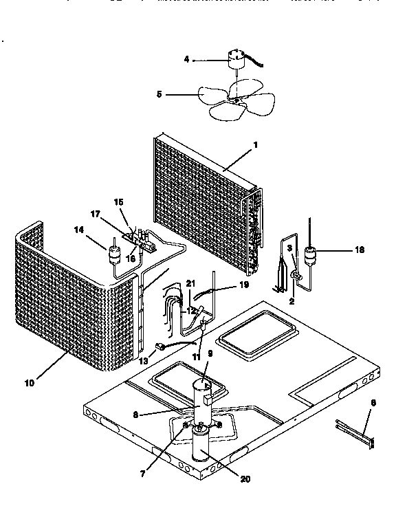 ICP NPHAD42N1K2 functional - 3.5 thru 5 ton diagram