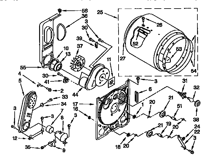 Kenmore 11097575100 bulkhead diagram