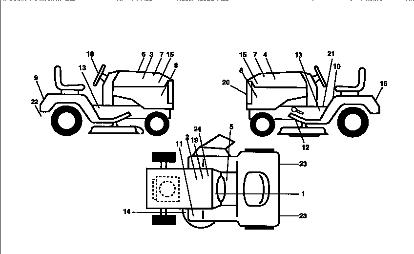 Craftsman 917250490 decals diagram