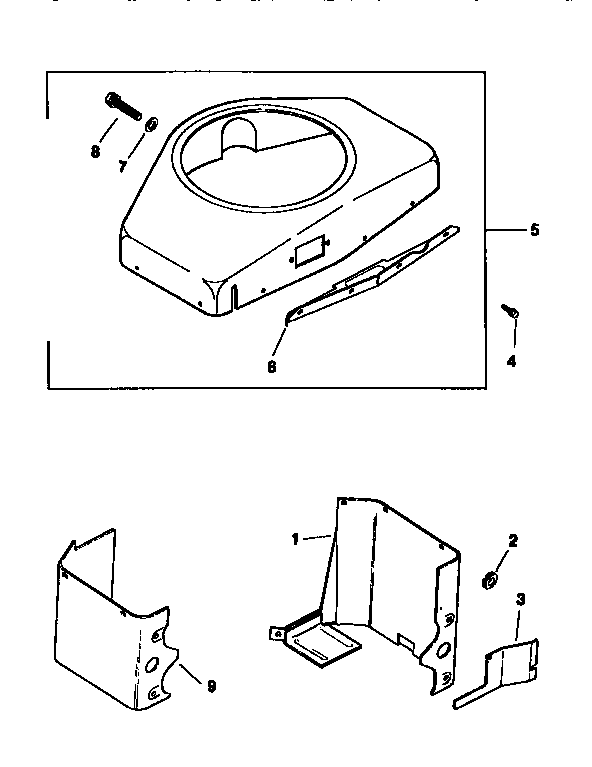 Craftsman 917250490 eng, baffles&shroud, mv18s/58560 diagram