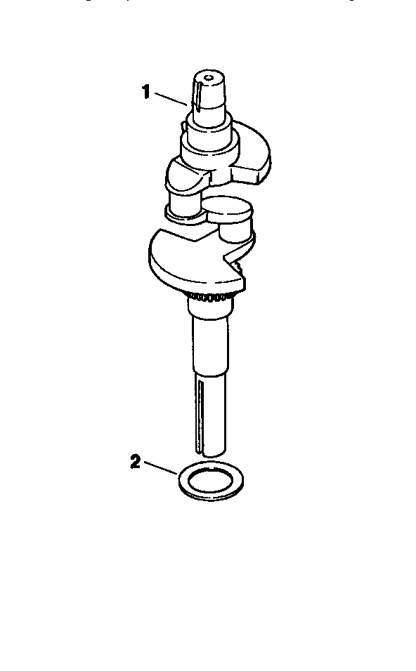 Craftsman 917250490 eng, crankshaft, mv18s/58560 diagram