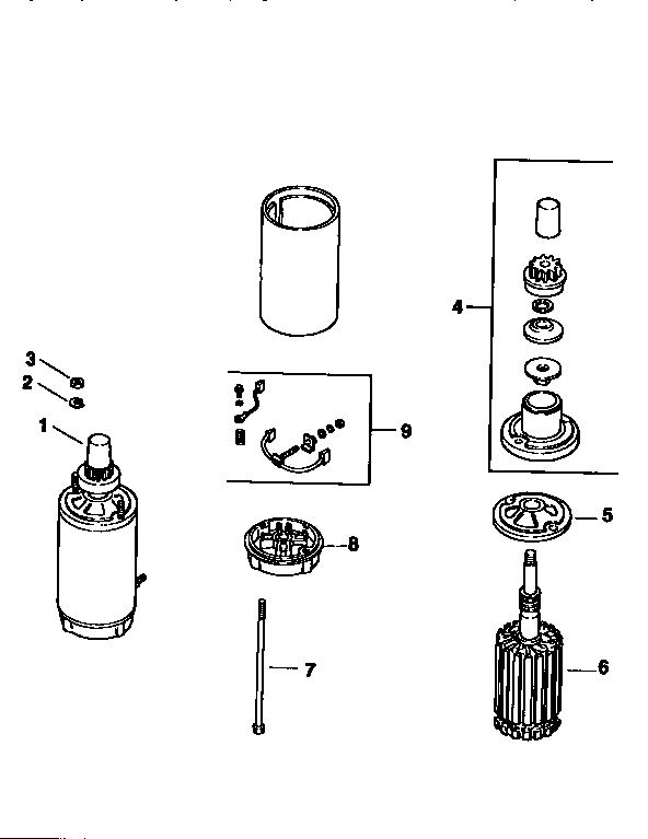 Craftsman 917250490 eng, electric starter, mv18s/58560 diagram