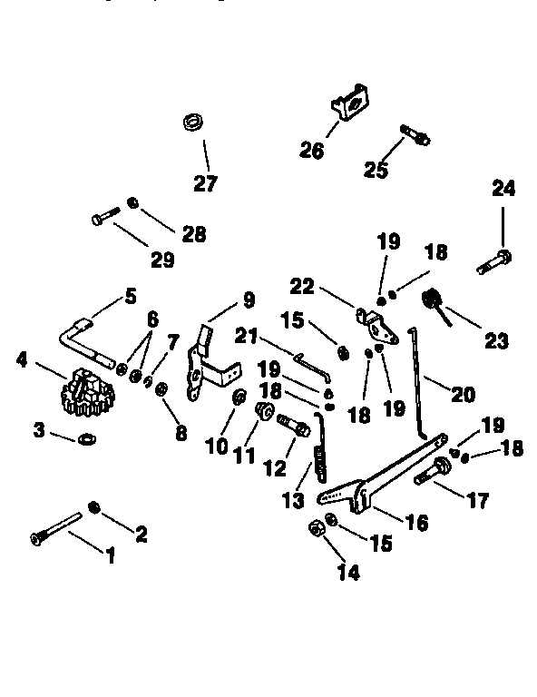 Craftsman 917250490 engine, governor, mv18s/58560 diagram