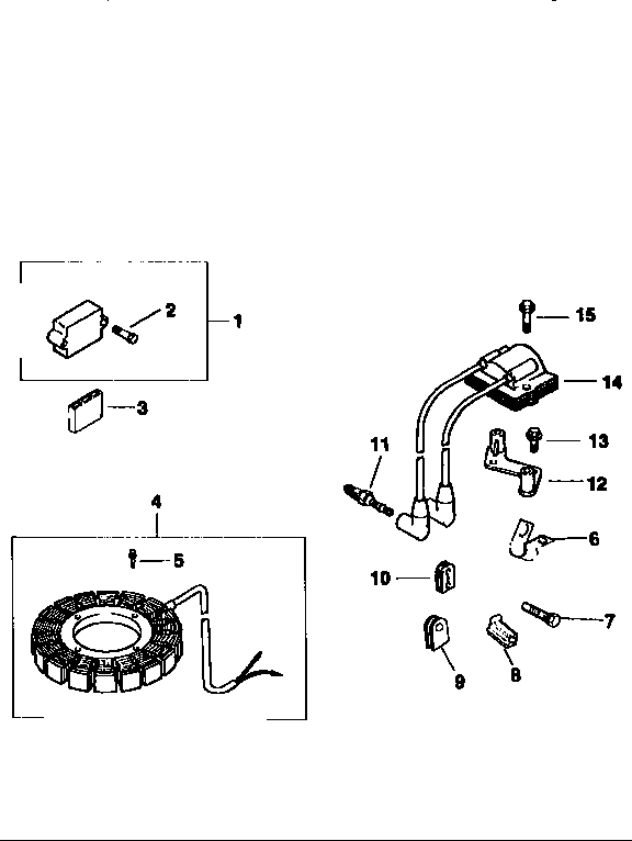 Craftsman 917250490 engine, ignition, mv18s/58560 diagram