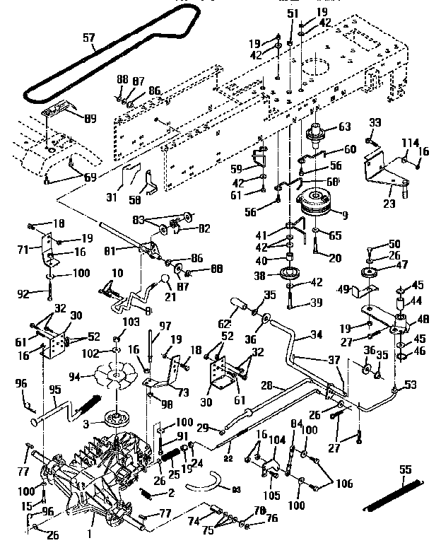 Craftsman 917252590 drive diagram