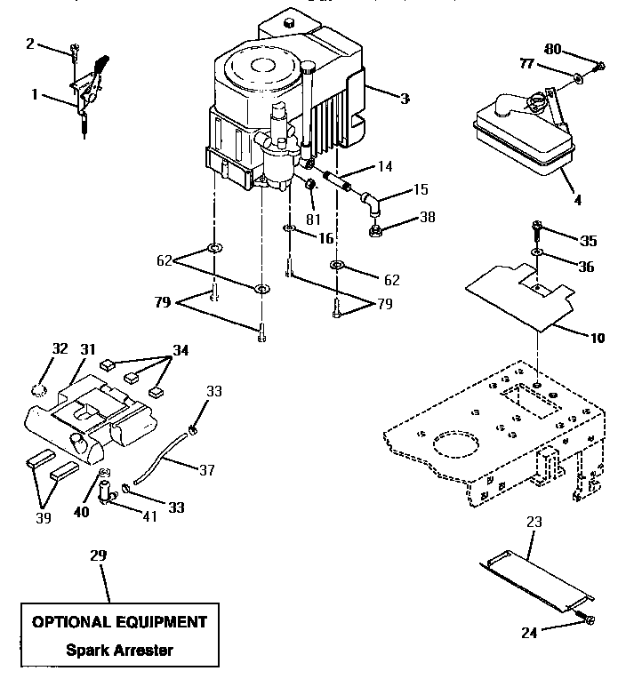 Craftsman 917252590 engine diagram
