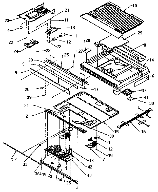 Amana TX18R-P1158412W divider block diagram