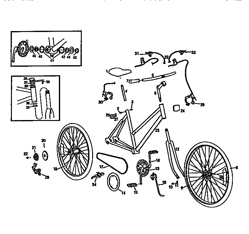 Roadmaster R3811SR unit parts diagram