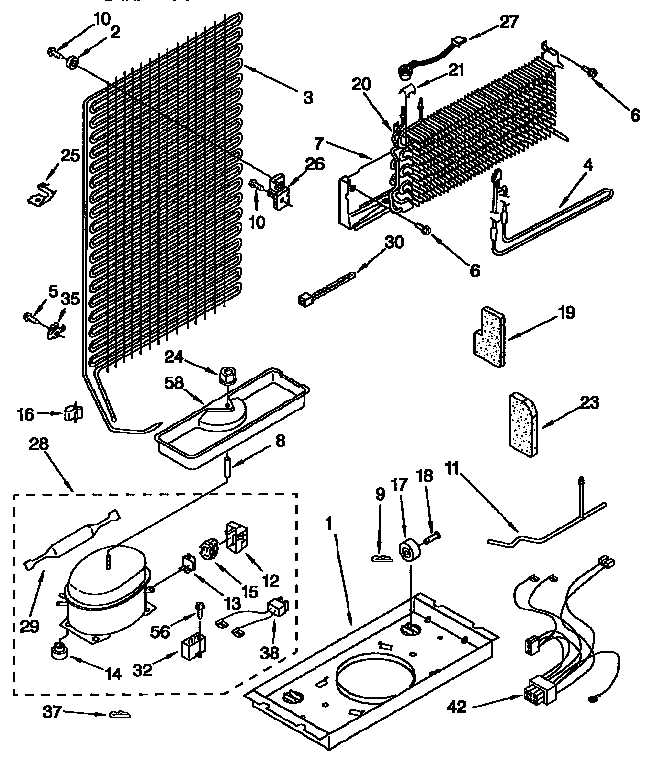 Kenmore 1069354280 unit diagram