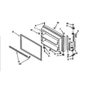 Kenmore 1069651710 freezer door diagram
