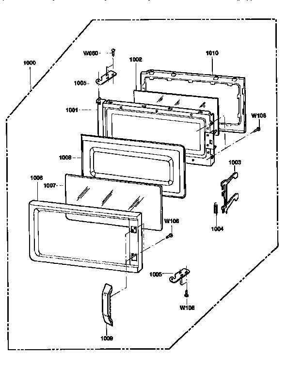 Kenmore 72189941490 door diagram