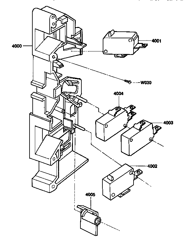 Kenmore 72189941490 latch board diagram