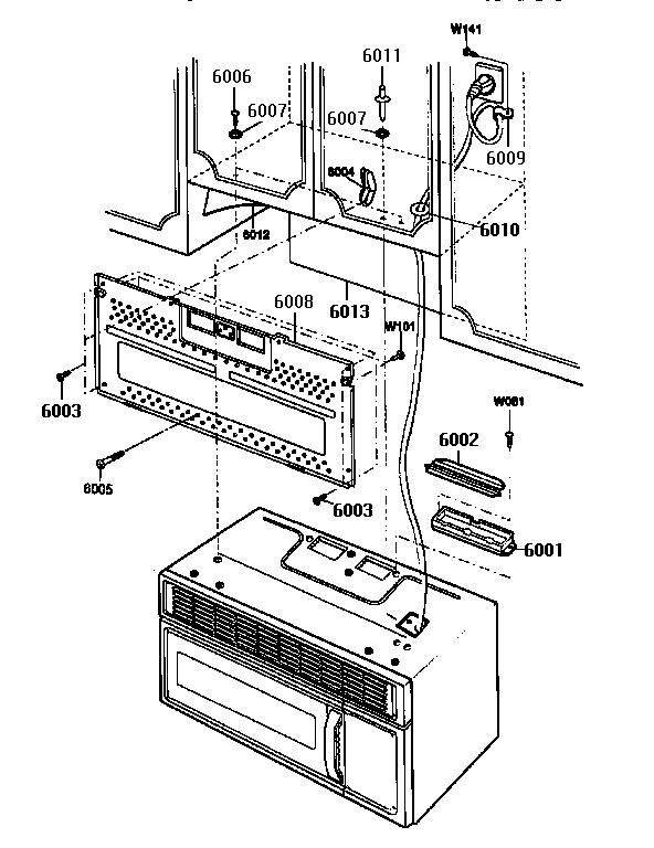 Kenmore 72189941490 installation diagram