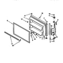 Kenmore 1069659780 freezer door diagram