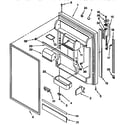 Kenmore 1069659780 refrigerator door diagram