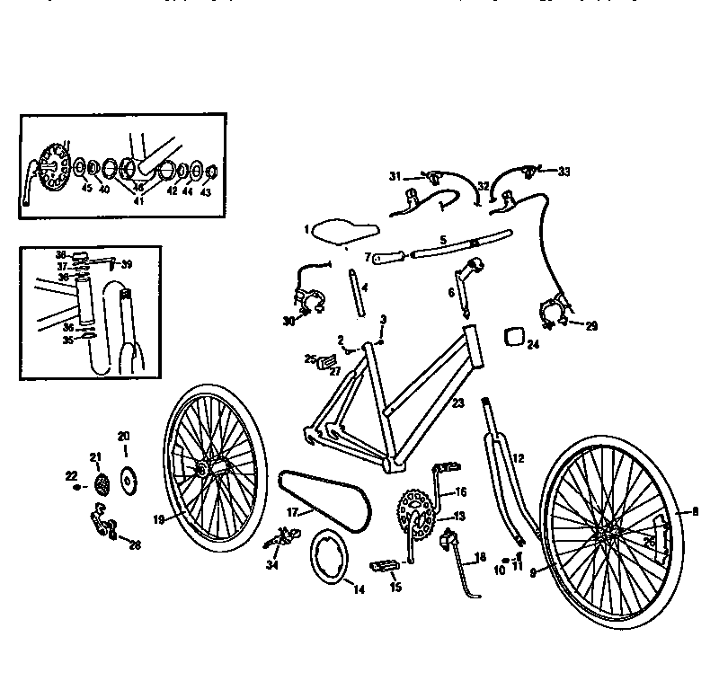 Roadmaster 3821SR unit parts diagram