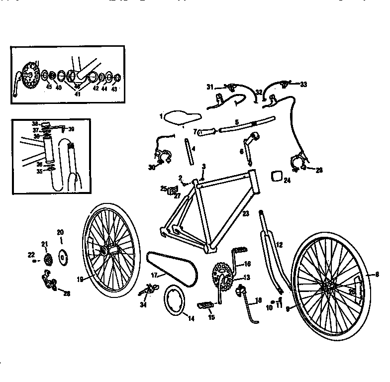 Roadmaster 3802SR unit parts diagram