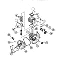 Ryobi 960R cylinder and crankcase assembly diagram