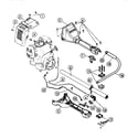 Ryobi 960R handle and upper boom assembly diagram