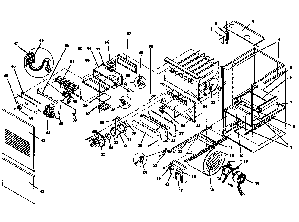 ICP NUGM100EHB1 replacement parts diagram