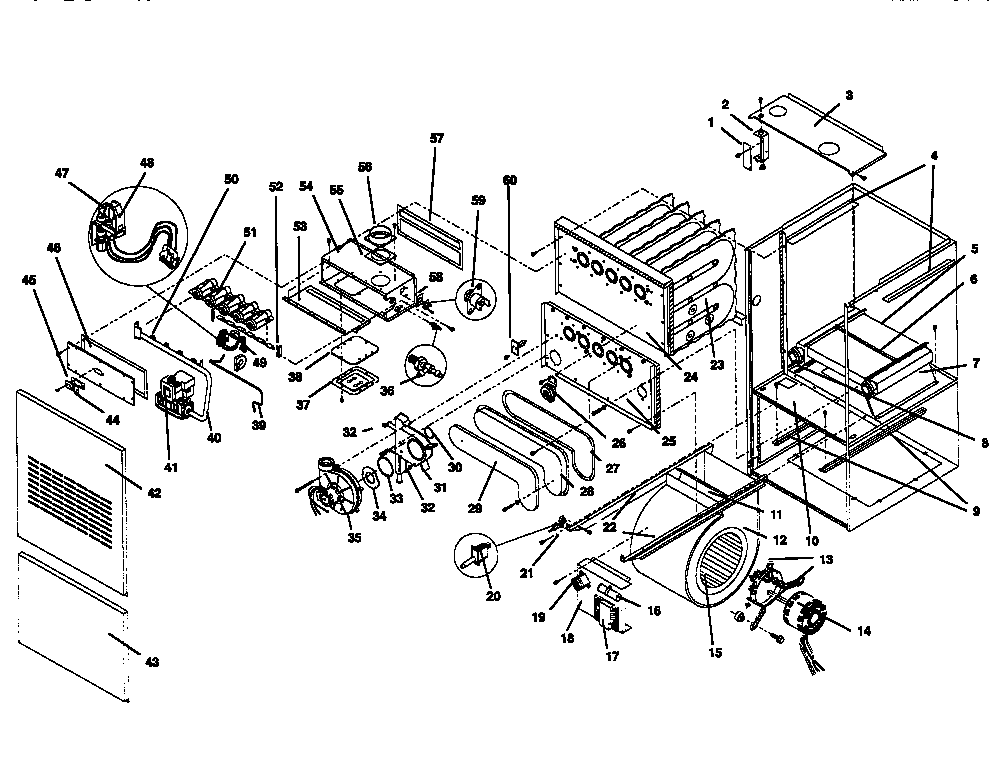 ICP NUGM125EKB1 replacement parts diagram