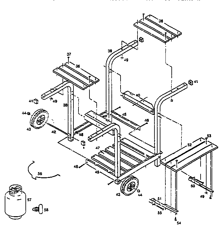 Kenmore 920106632 deluxe cart diagram