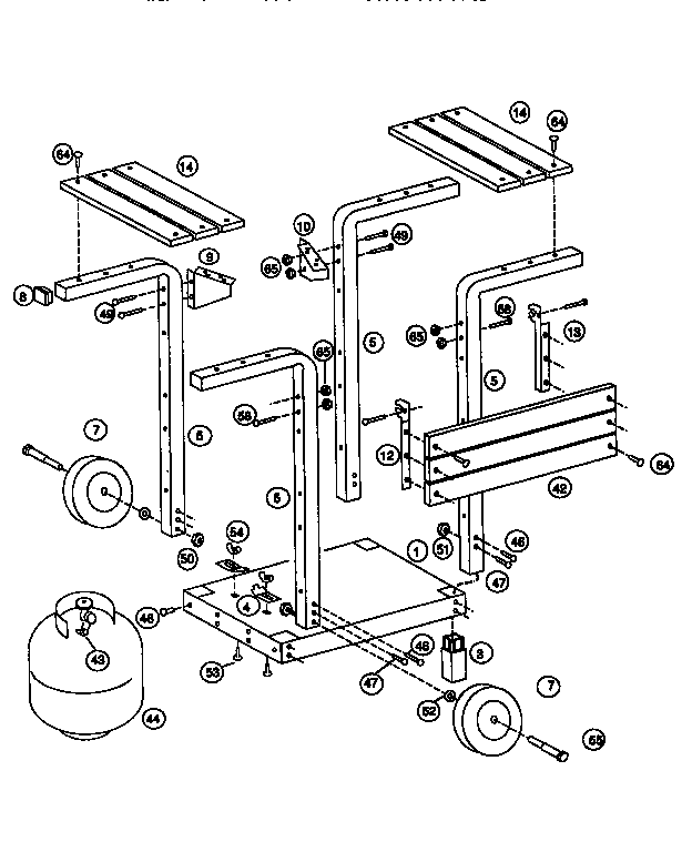Kenmore 92010592 deluxe cart diagram
