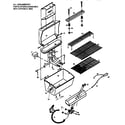 Kenmore 920104930 grill and burner section diagram