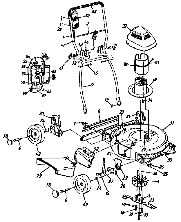 Craftsman 247370290 replacement parts diagram