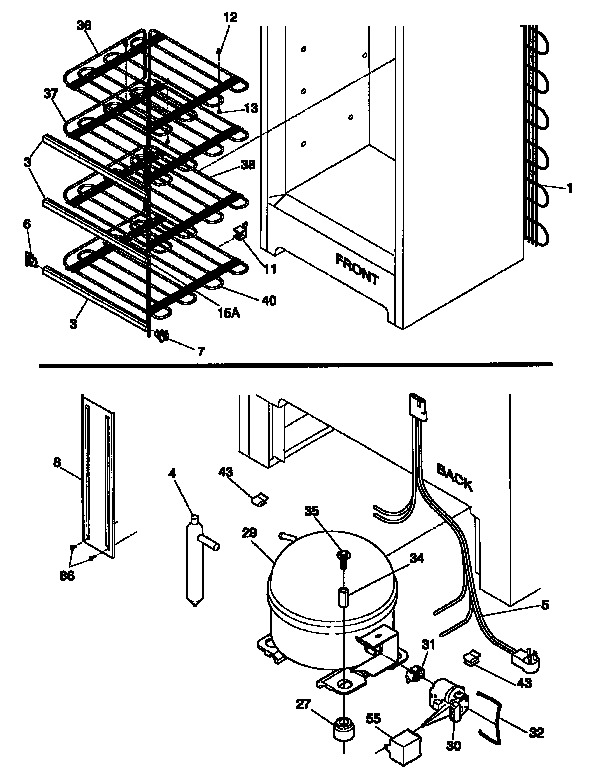 Kenmore 2539252210 system diagram