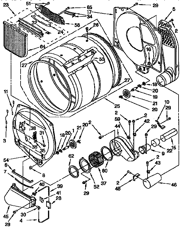 Kenmore 11097595420 bulkhead diagram