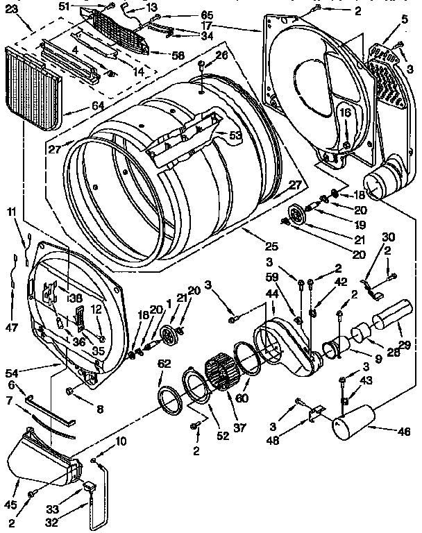 Kenmore 11097589410 bulkhead diagram