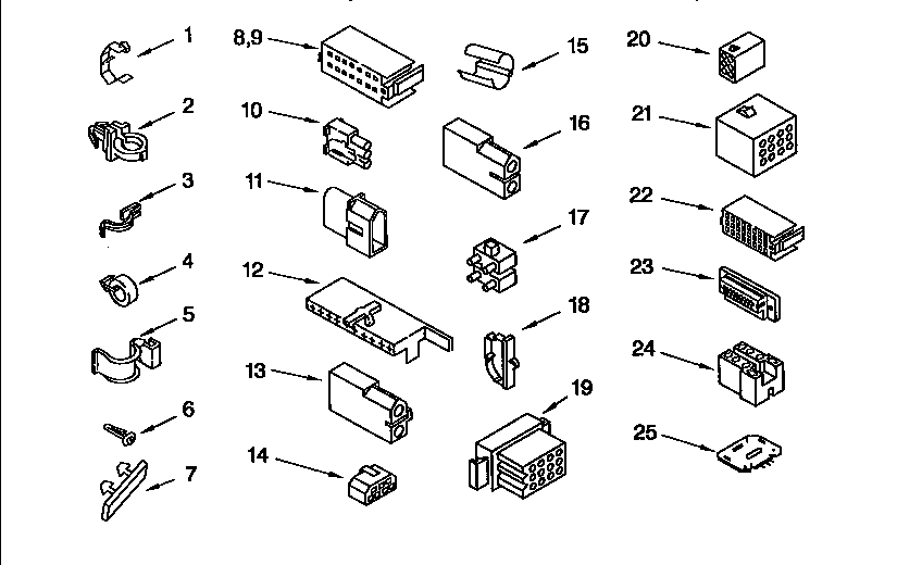 Kenmore 11092588210 wiring harness diagram