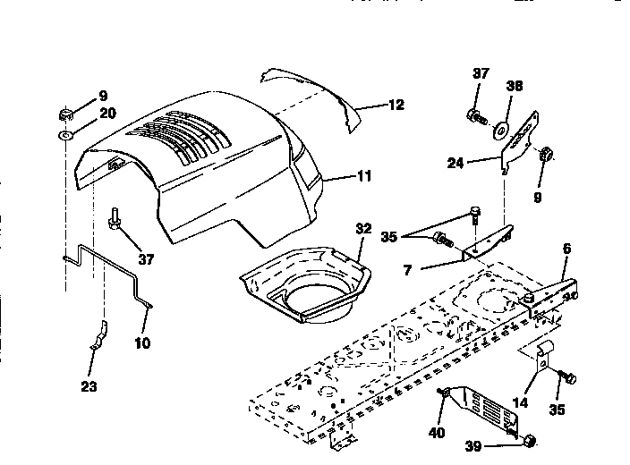 Craftsman 917252551 hood diagram