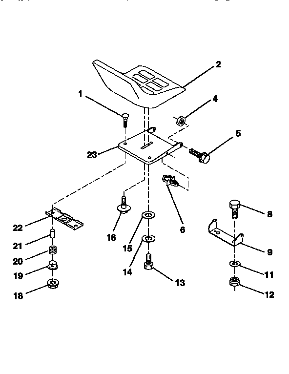 Craftsman 917252551 seat diagram