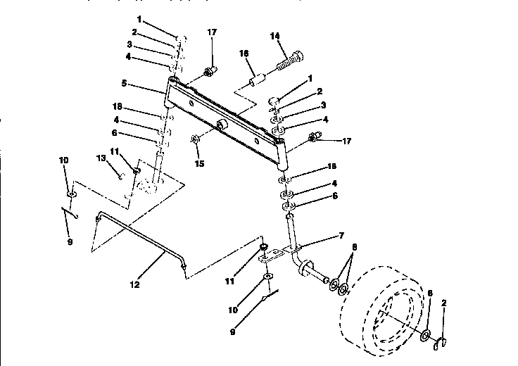 Craftsman 917252551 front axle diagram