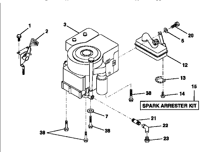 Craftsman 917252551 engine/throttle diagram