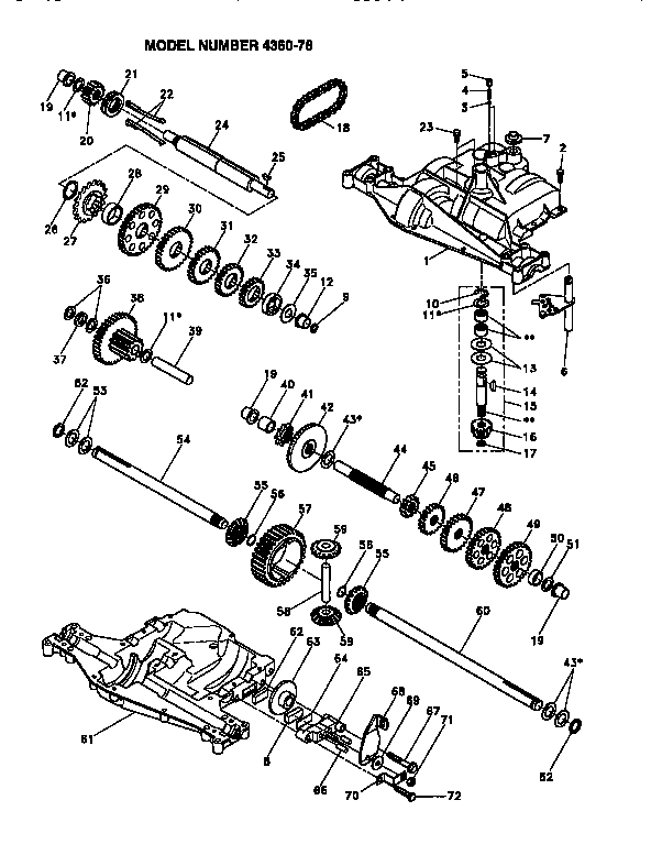 Craftsman 917252551 dana transaxle diagram