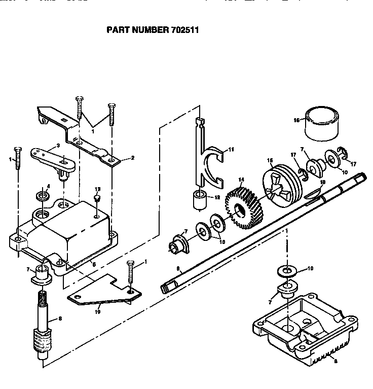 Craftsman 917372881 gearcase diagram