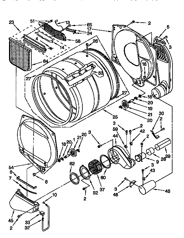 Kenmore 11097583140 bulkhead diagram