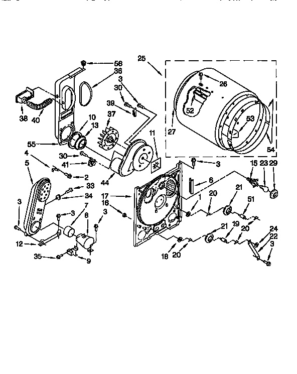Kenmore 11097585400 bulkhead diagram